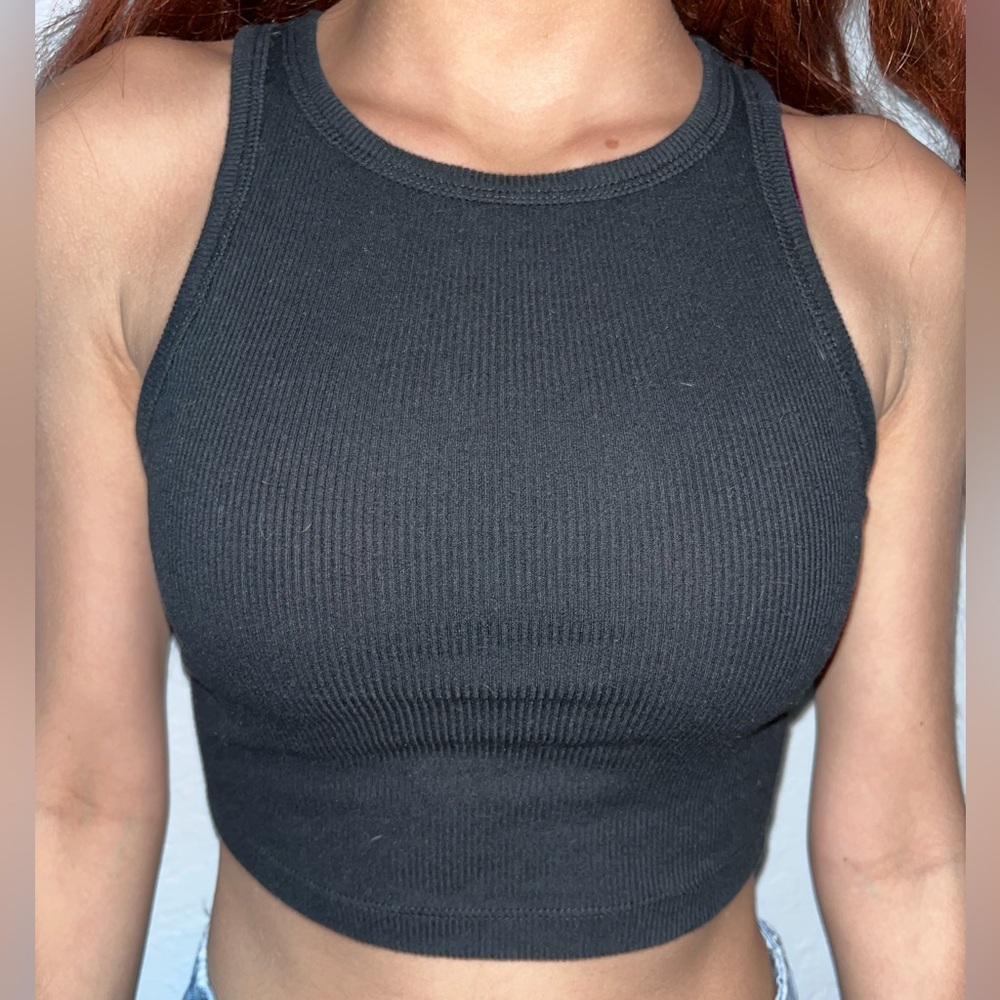 Wild Fable Black Muscle Tank Top